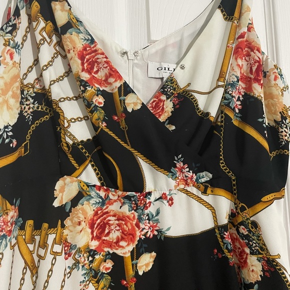 Floral Cocktail Dress - Picture 2 of 4